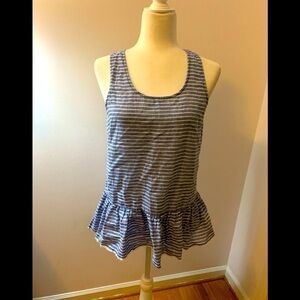 Beach Lunch Lounge linen/cotton top, size S